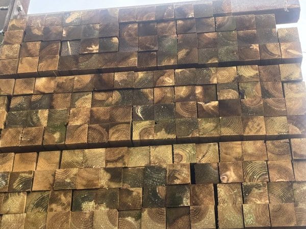 75X75mm (3X3”) UC3 Treated Timber Post @£3.50 a m - Image 2