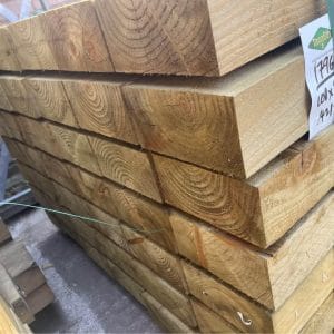 Green Treated Garden Sleepers 195x95mm (8x4